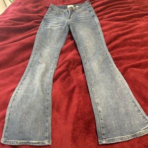 COPY - YesStyle Flared Bootcut Jeans | Dark Wash Size XS
